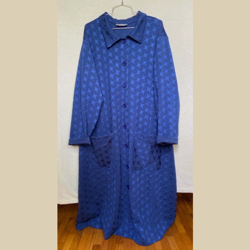 Houndstooth Sweater-Jacket